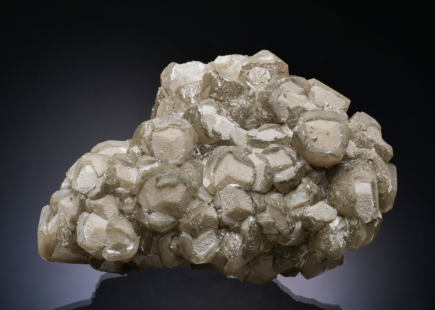 CALCITE with NATROLITE