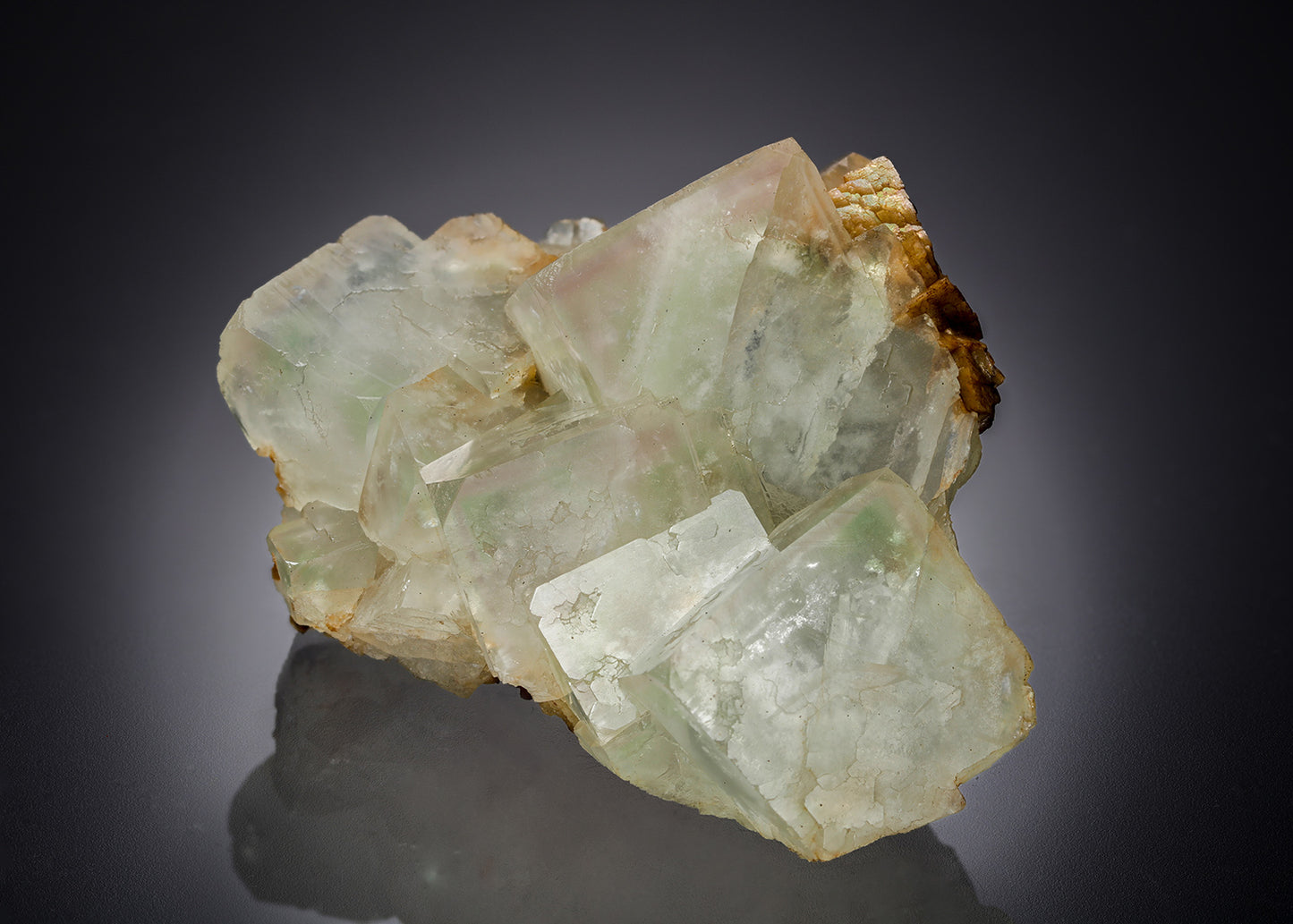 FLUORITE with SIDERITE and CHALCOPYRITE
