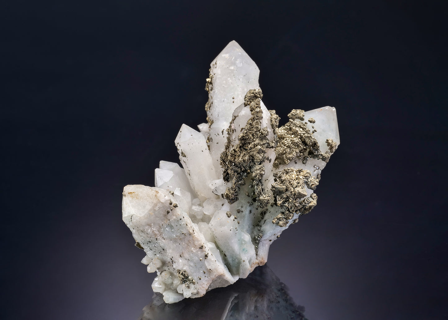 QUARTZ with PYRITE