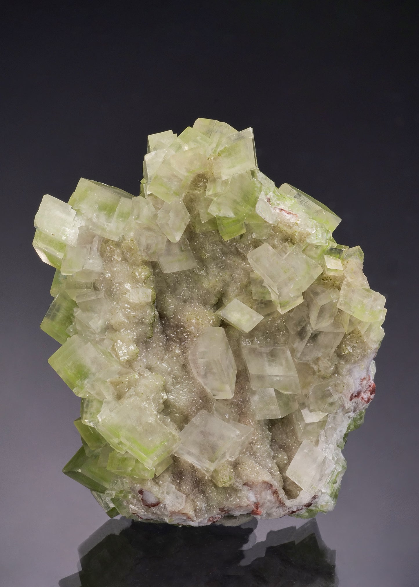 CALCITE with DUFTITE