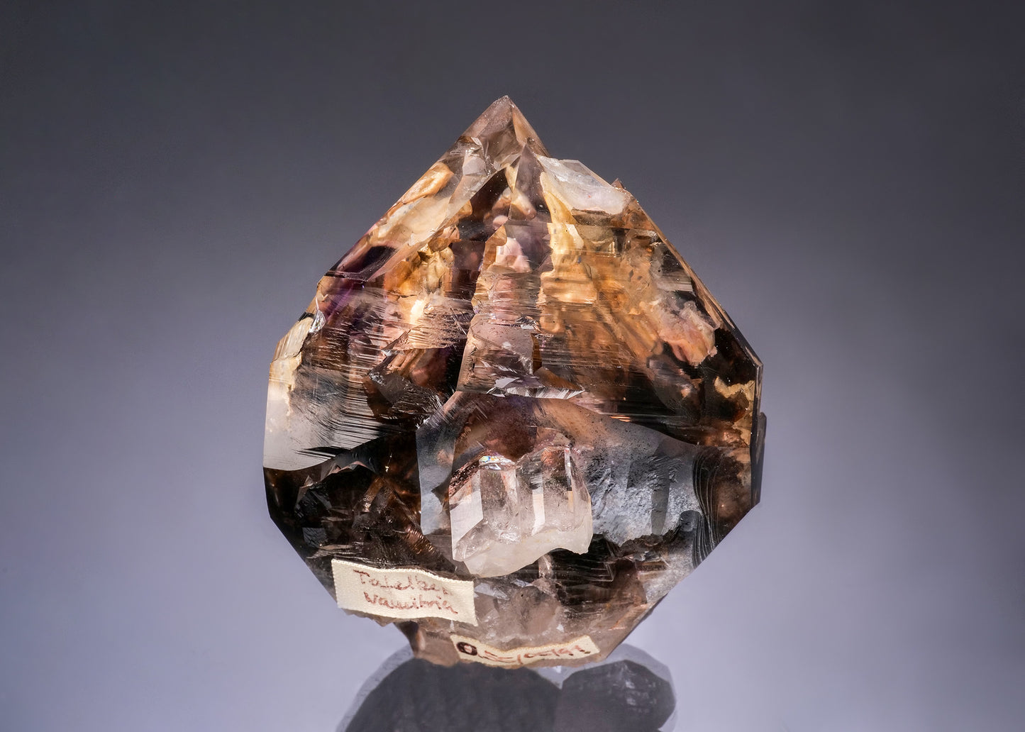 Smoky QUARTZ with Amethyst