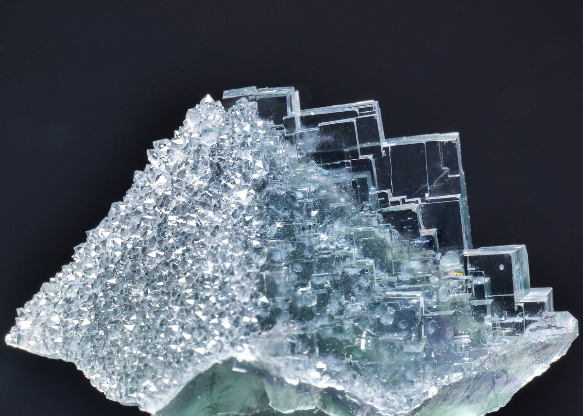 FLUORITE WITH QUARTZ