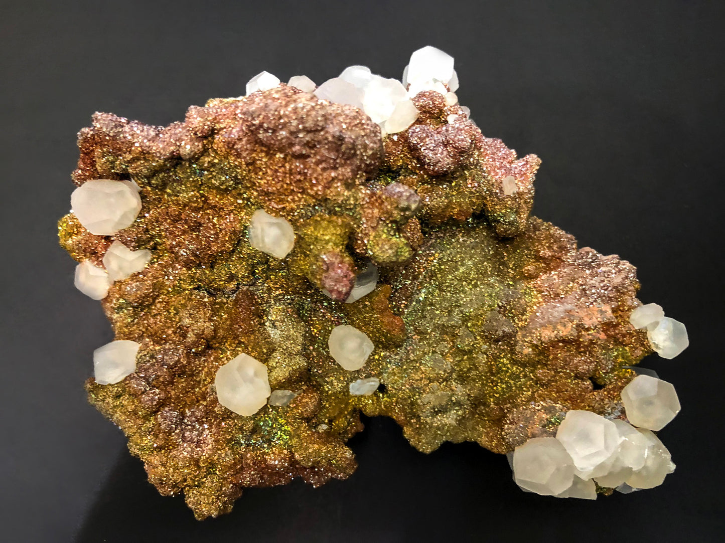 CALCITE on PYRITE