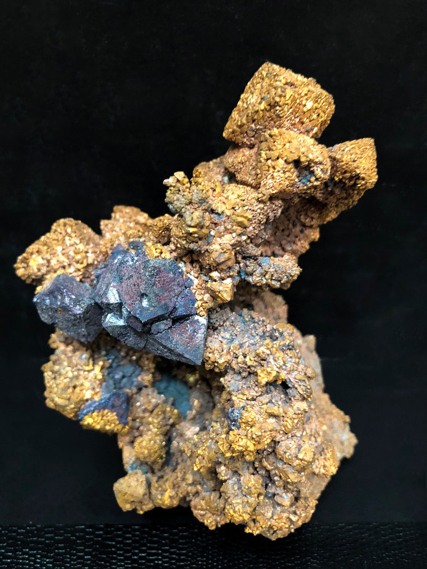 NATIVE COPPER with CUPRITE