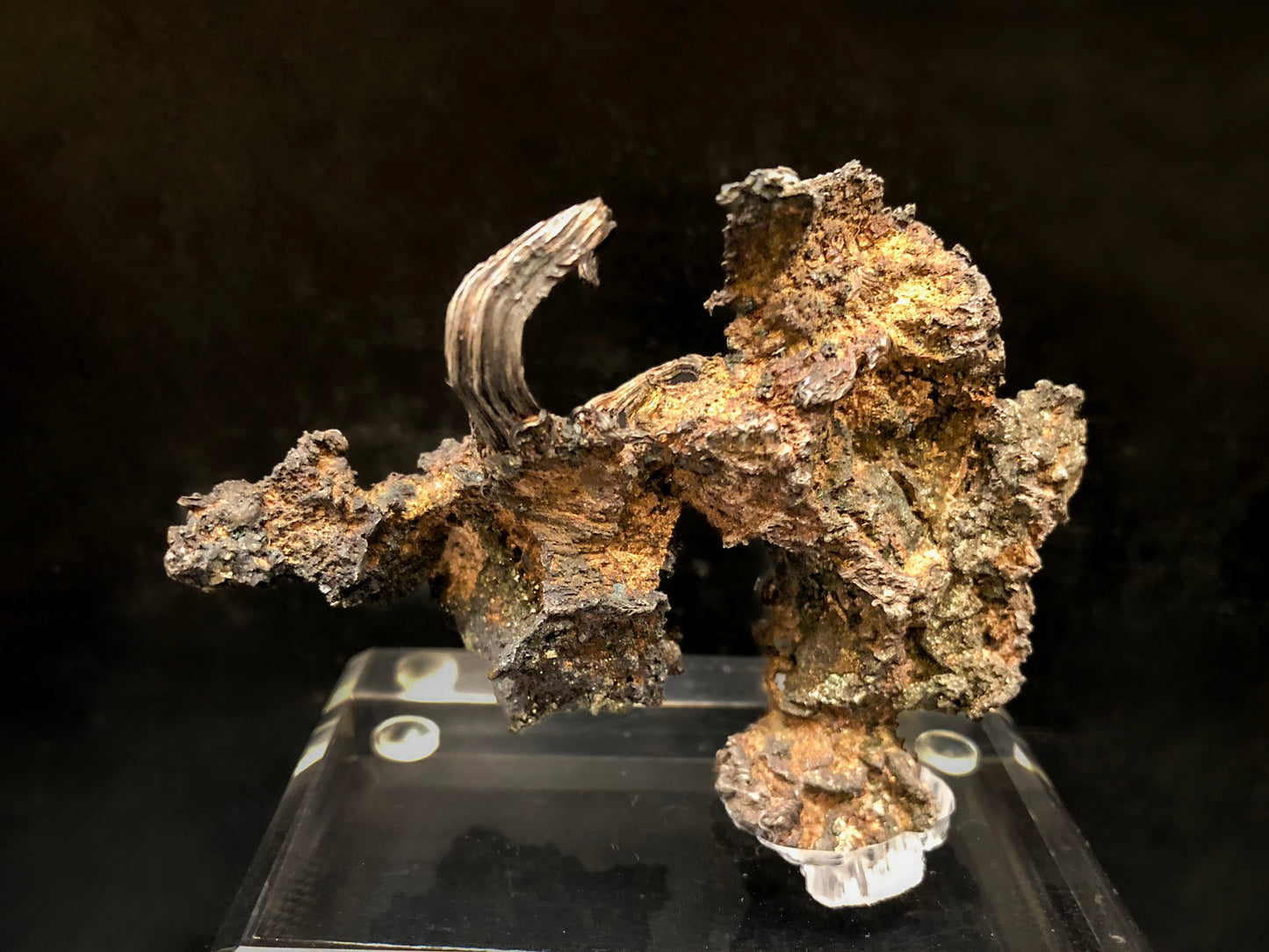 NATIVE SILVER with ACANTHITE