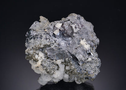 PYRARGYRITE on GALENA