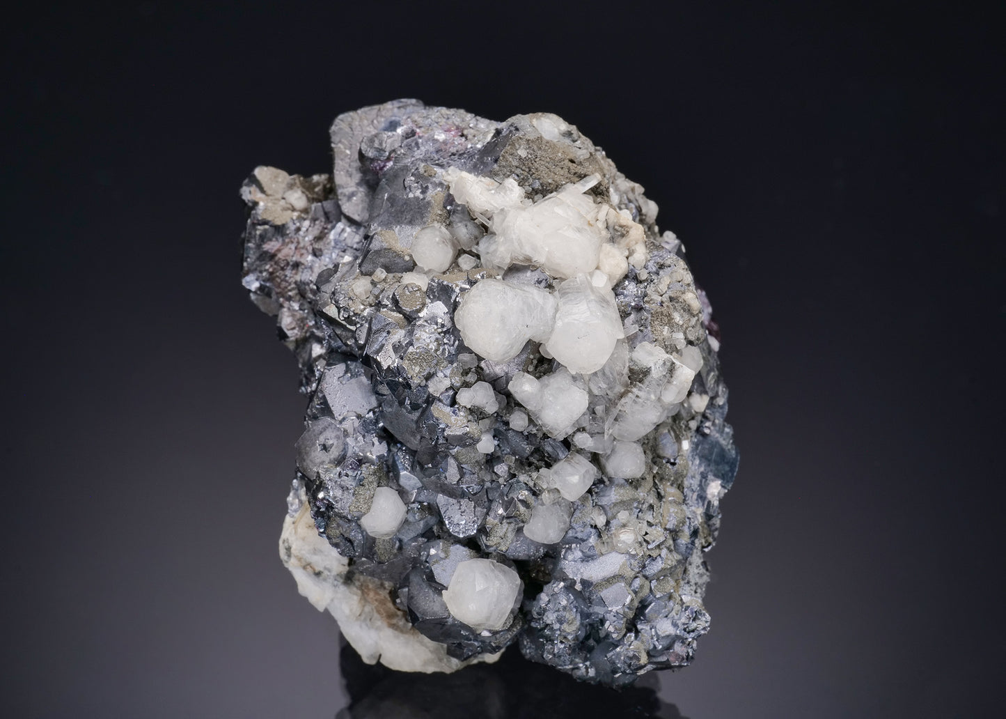 PYRARGYRITE on GALENA