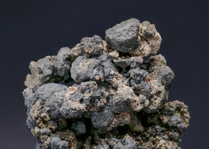 ACANTHITE ps. after ARGENTITE on PYRITE