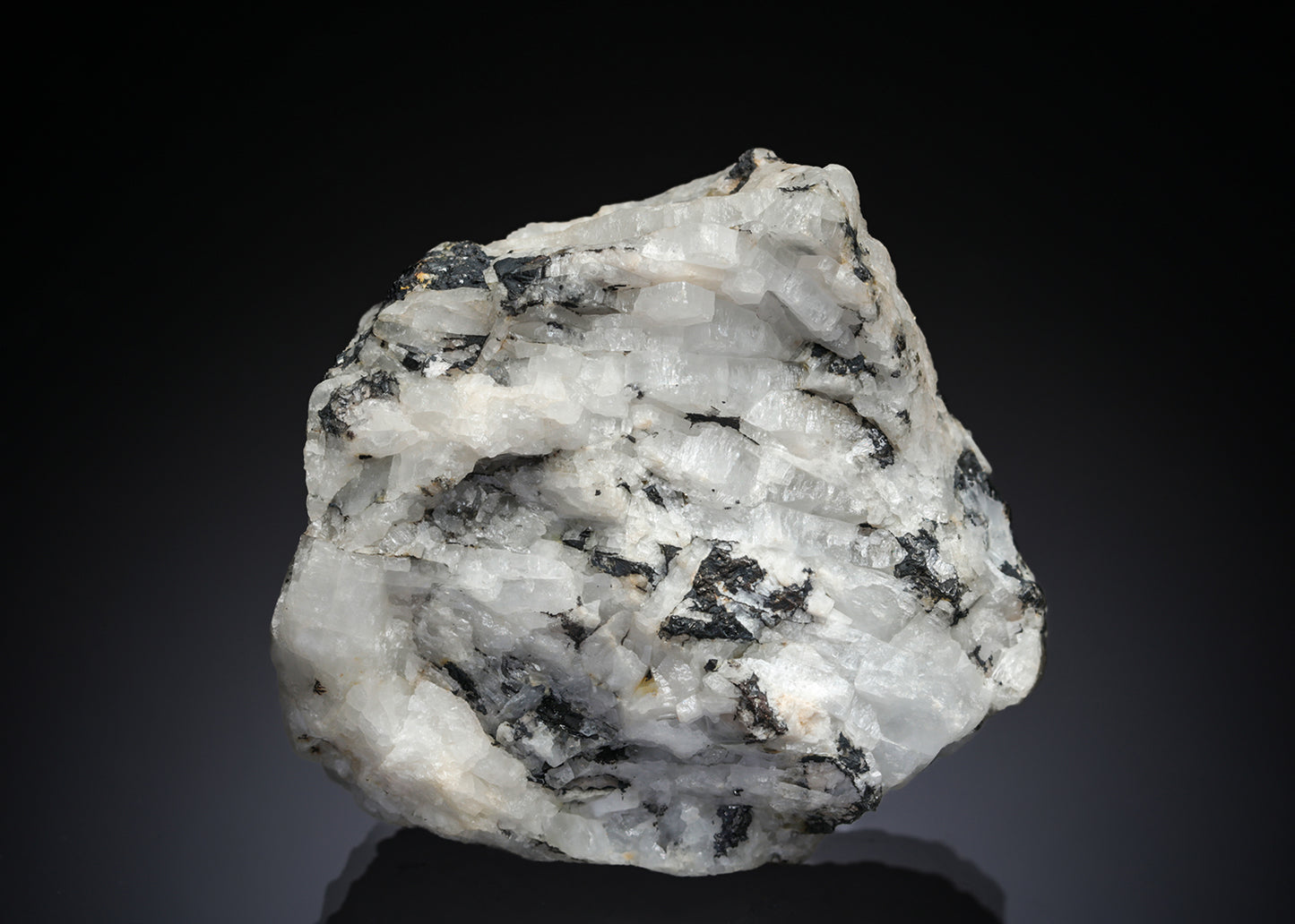 NATIVE SILVER with GALENA in BARYTE