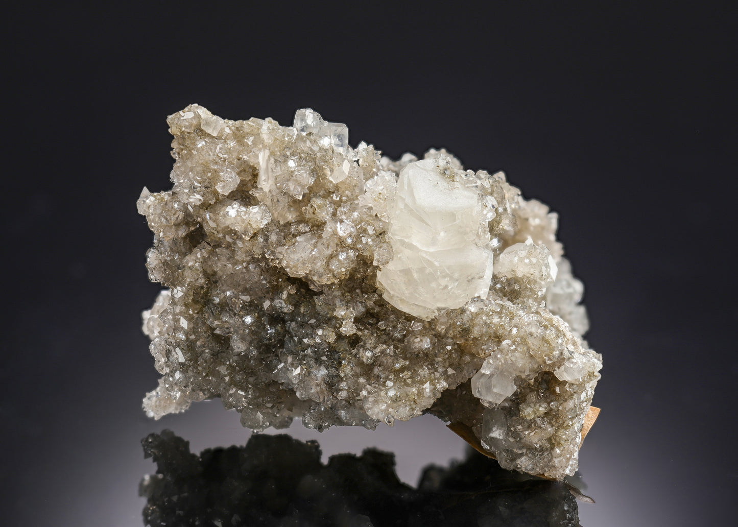 APOPHYLLITE with CALCITE