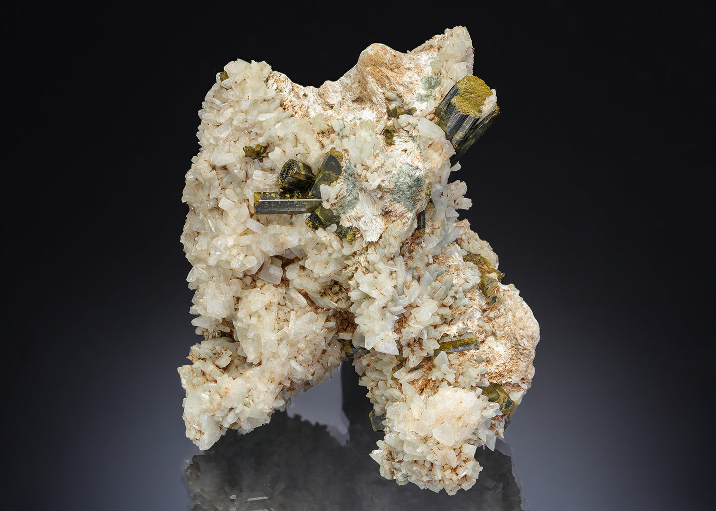 EPIDOTE with ALBITE