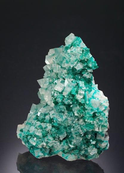 CALCITE with DIOPTASE