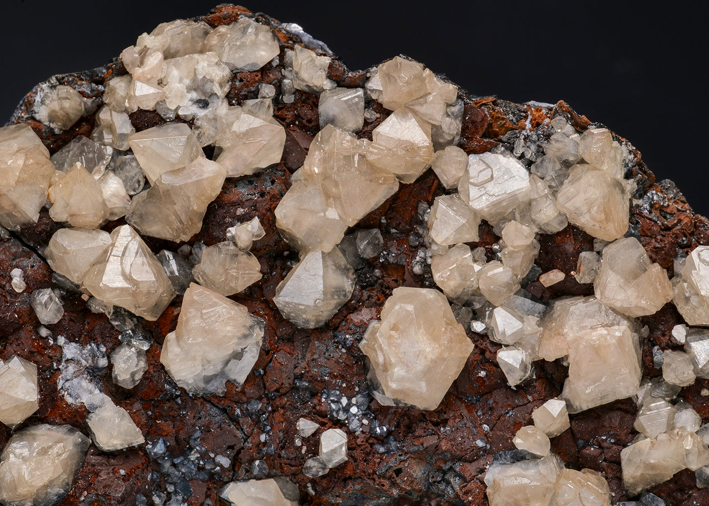 CERUSSITE on GALENA