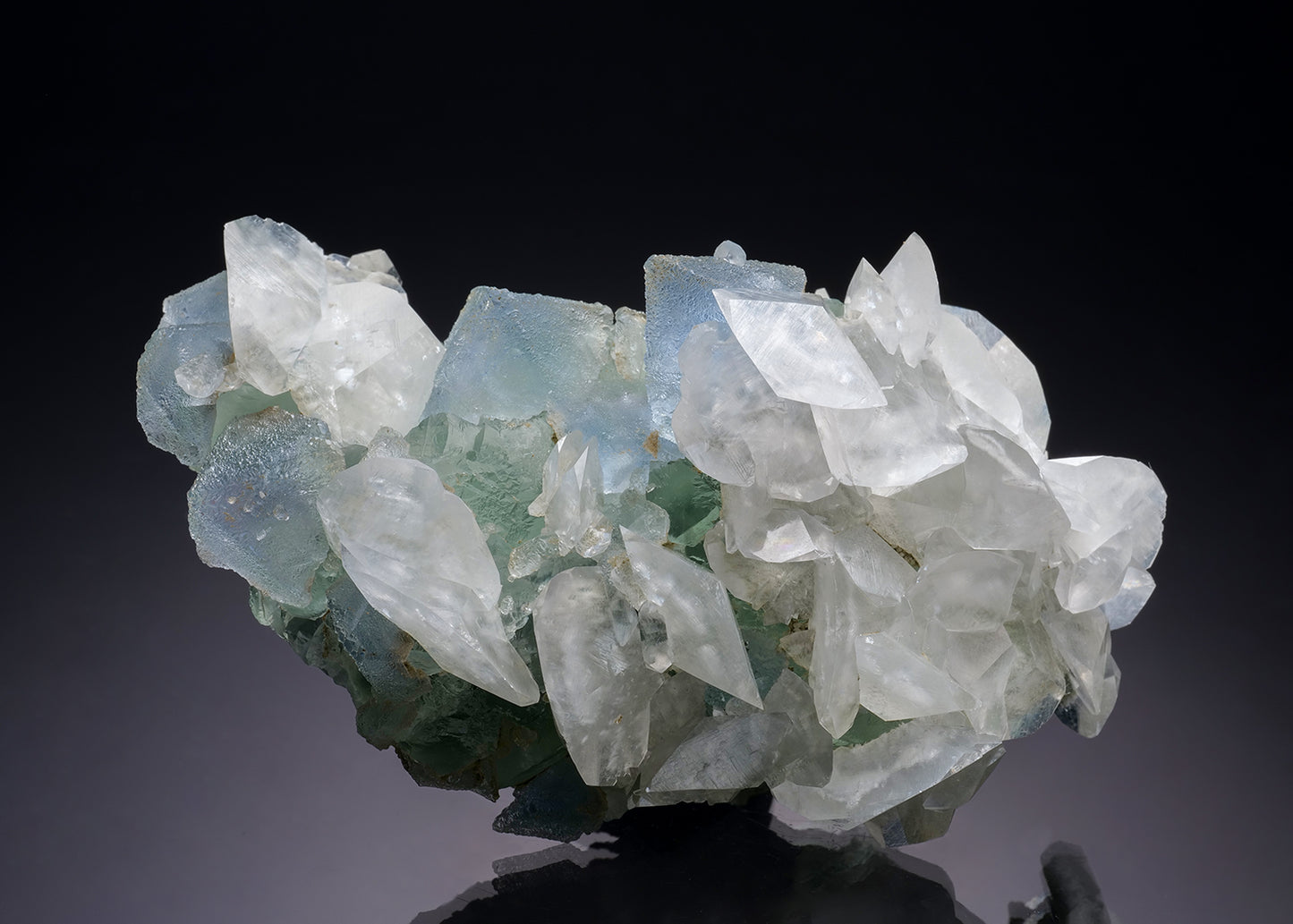 FLUORITE with CALCITE