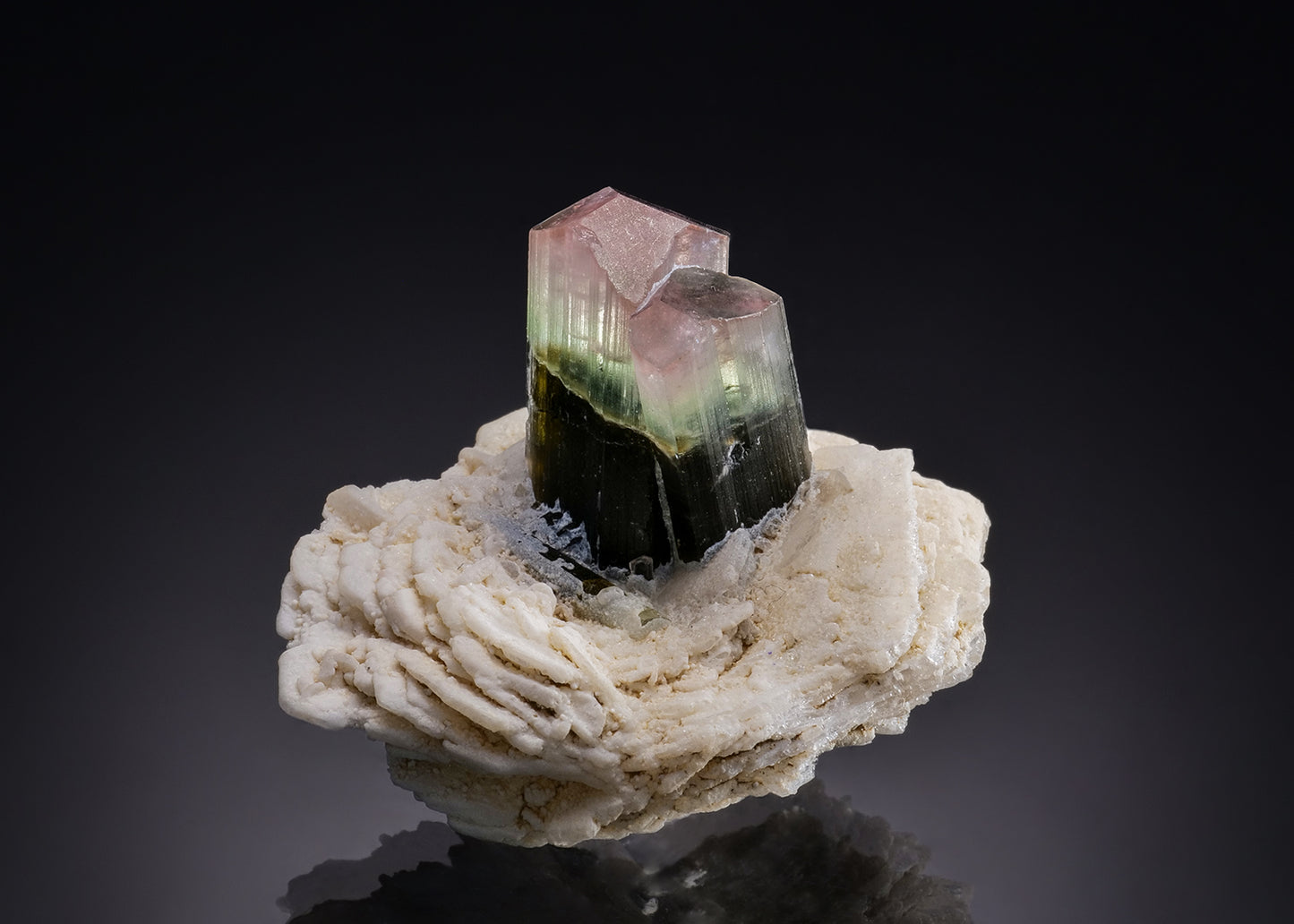 ELBAITE on Cleavelandite