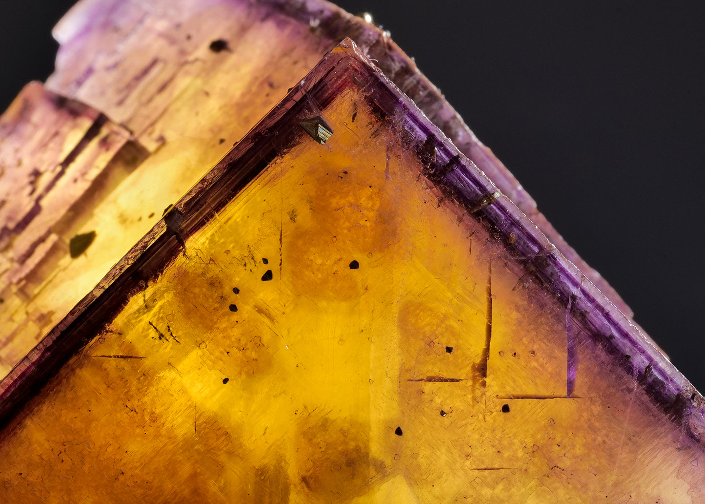 FLUORITE with CHALCOPYRITE
