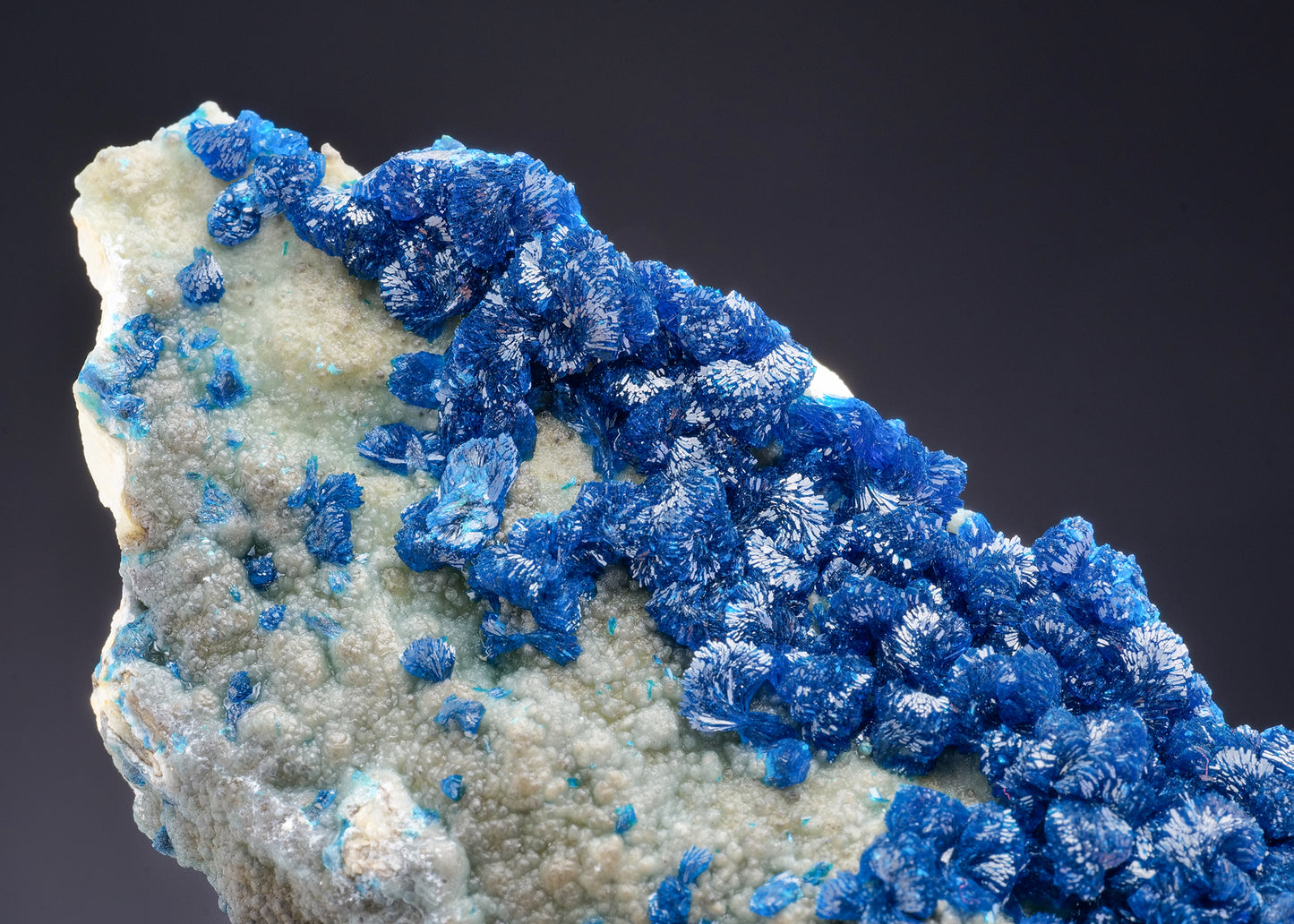 VESZELYITE on HEMIMORPHITE