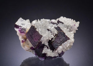 FLUORITE with CALCITE