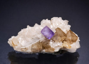 SCHEELITE with FLUORITE and DOLOMITE