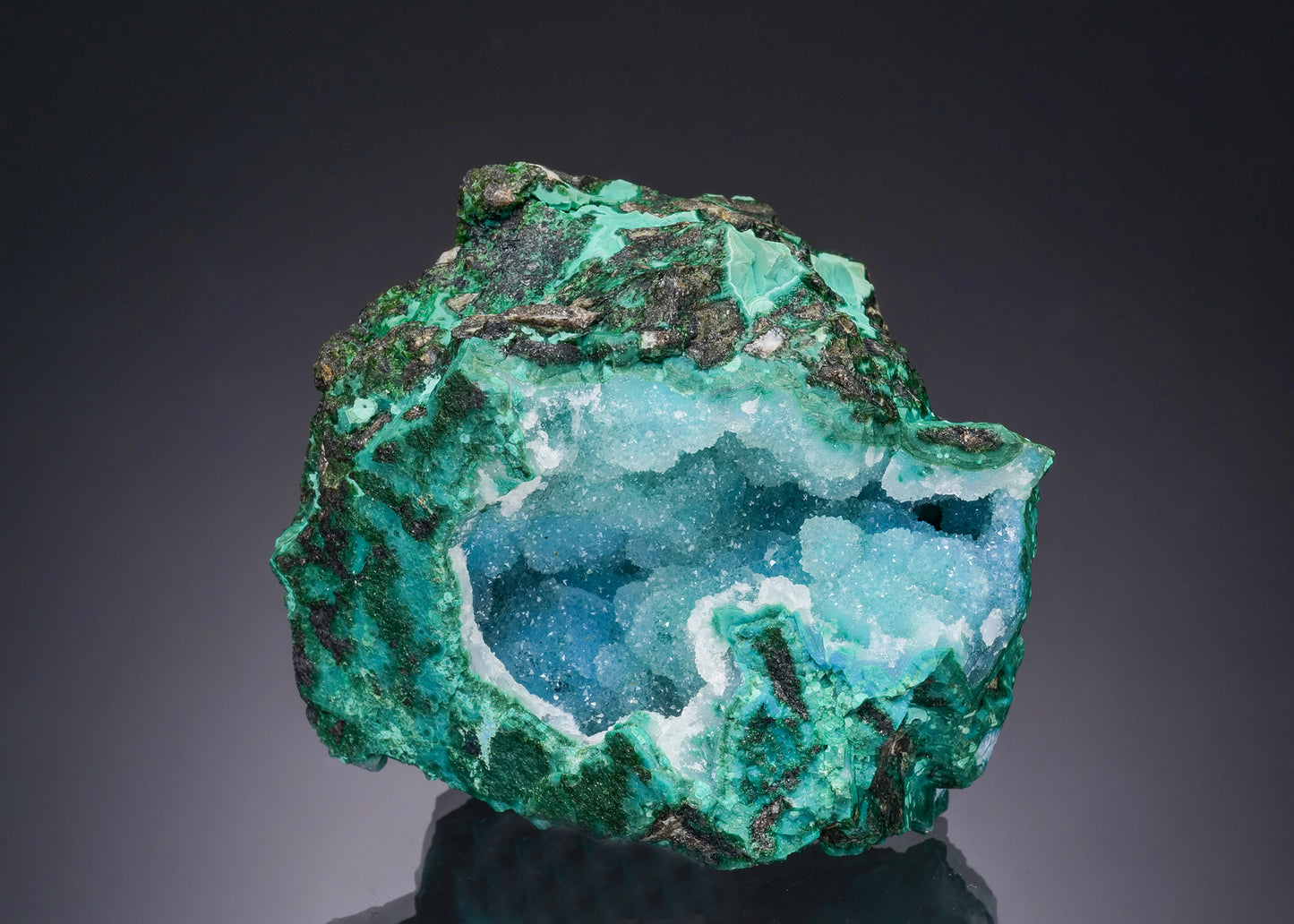 CHRYSOCOLLA with QUARTZ