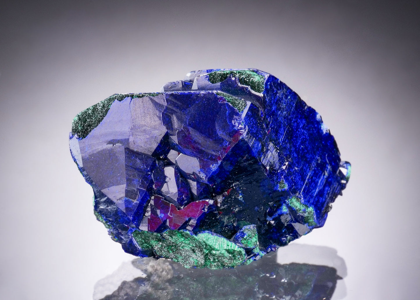 AZURITE with MALACHITE