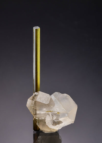 ELBAITE with QUARTZ