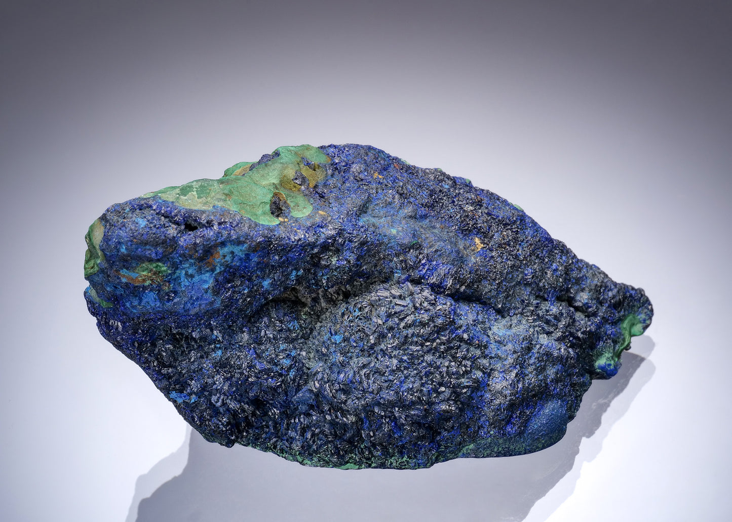 AZURITE on MALACHITE