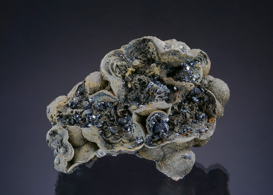 PYRARGYRITE with NATIVE ARSENIC
