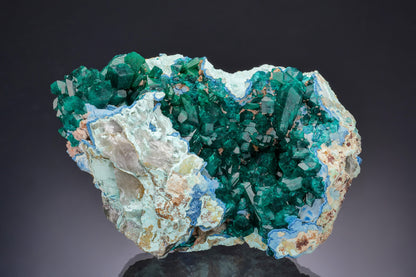 DIOPTASE with PLANCHEITE