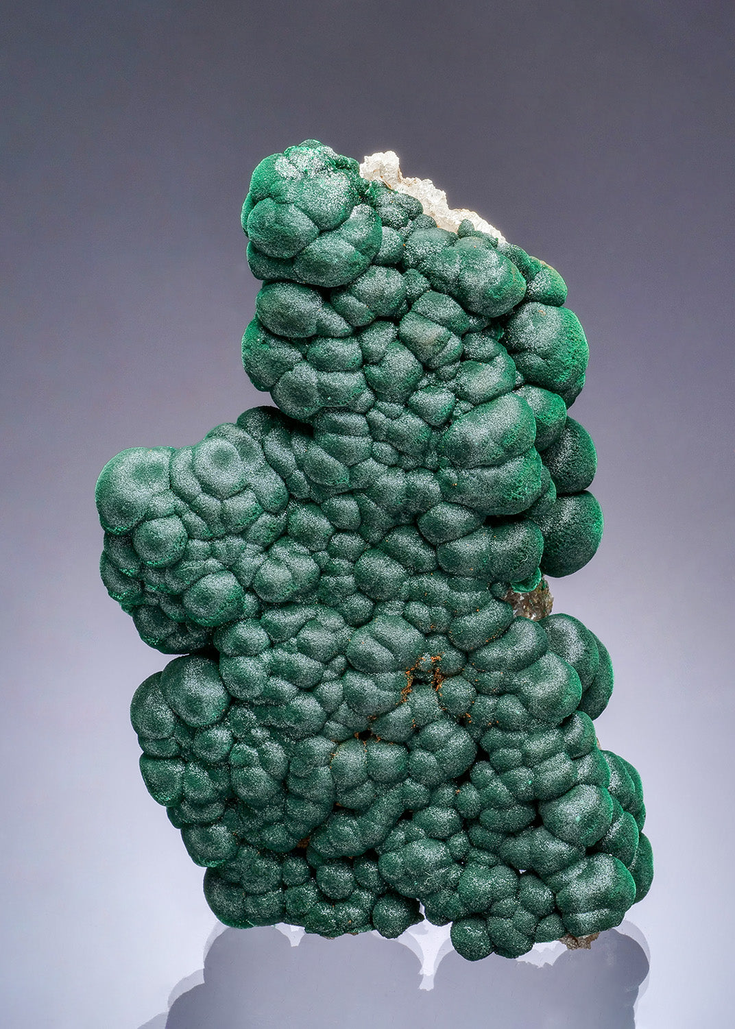 MALACHITE on QUARTZ
