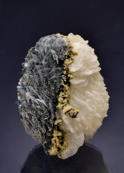 CALCITE with BOULANGERITE inclusions