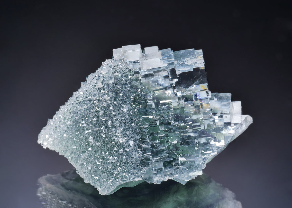 FLUORITE WITH QUARTZ