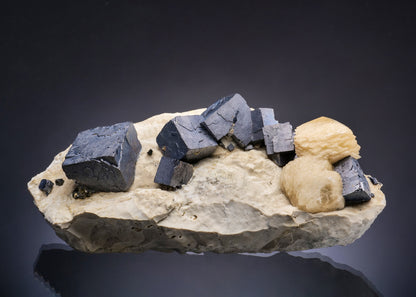 GALENA with CALCITE and SPHALERITE