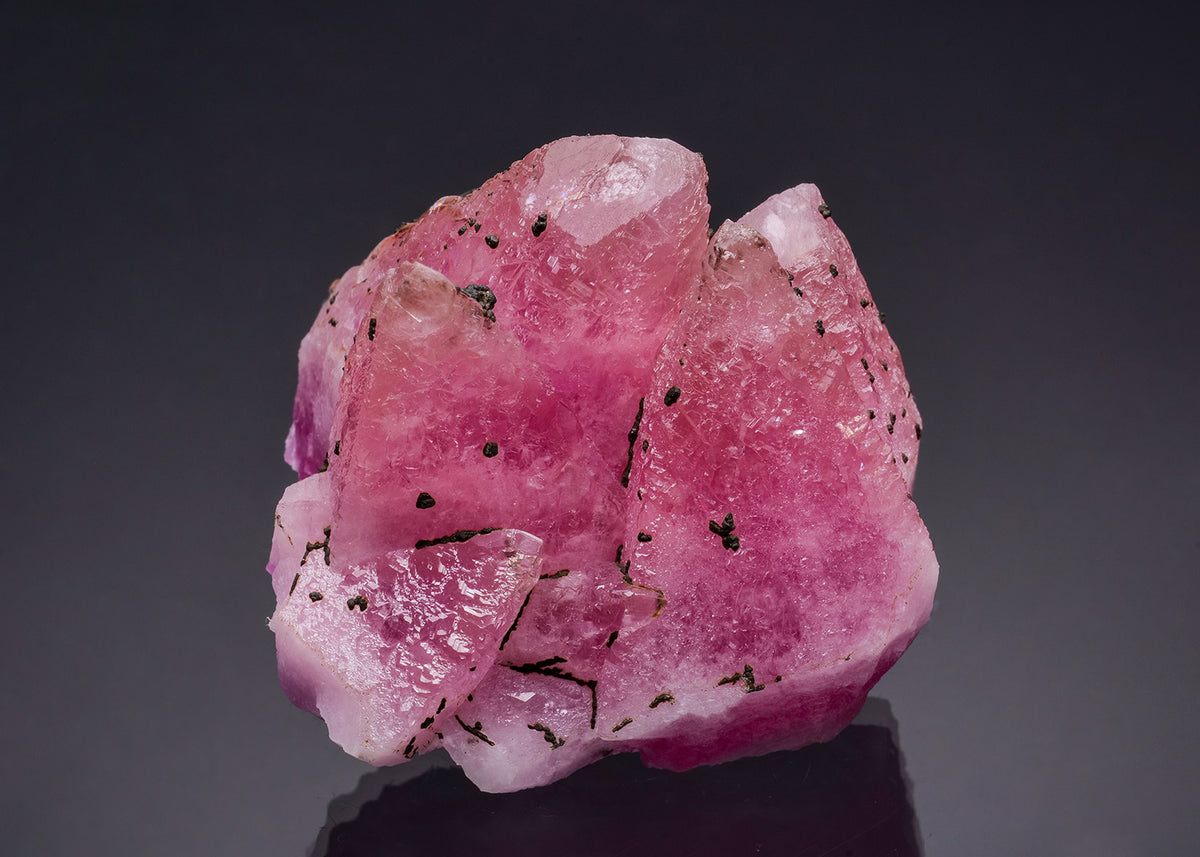 Cobaltoan CALCITE with KOLWEZITE ps. after CHALCOPYRITE