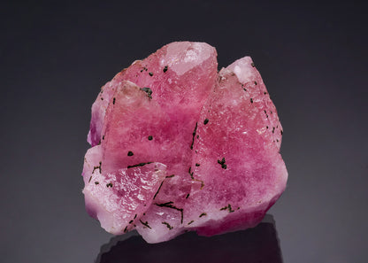 Cobaltoan CALCITE with KOLWEZITE ps. after CHALCOPYRITE