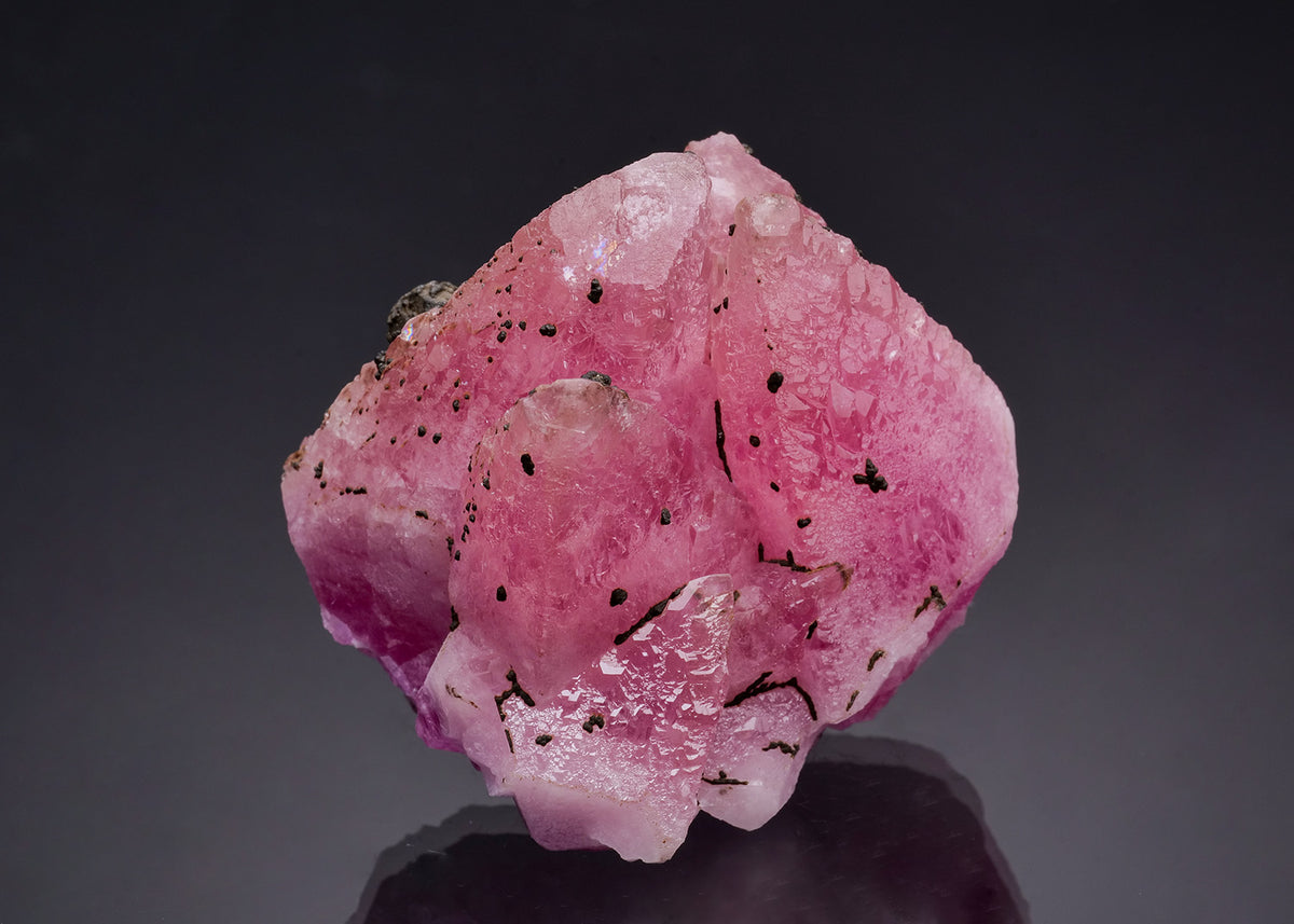 Cobaltoan CALCITE with KOLWEZITE ps. after CHALCOPYRITE