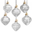 Waterford 2024 Winter Wonders Baubles Holly, Set of 6