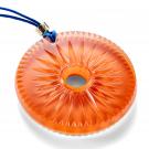 Waterford New Year 2025 Firework Disc Dated Ornament, Orange