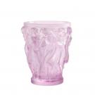 Lalique Pink Bacchantes 9.5" Vase