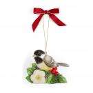 Spode Christmas Tree Chickadee Ornament