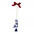 Spode 2024 Blue Italian Christmas Nutcracker Ornament