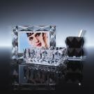 Baccarat Crystal Louxor 4x6" Horizontal Picture Frame