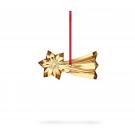 Baccarat Crystal 2024 Shooting Star Ornament, 20K Gold