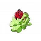 Swarovski Idyllia Ladybug and Four Leaf Clover