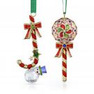 Swarovski 2024 Holiday Cheers Dulcis Lollipop Ornament