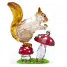 Swarovski Idyllia Squirrel And Mushrooms