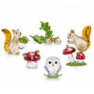 Swarovski Idyllia Squirrel And Mushrooms