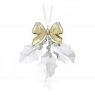 Swarovski 2024 Holiday Magic Holly Leaves Ornament