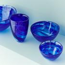 Kosta Boda Contrast 14" Bowl Blue