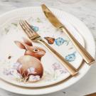 Lenox Butterfly Meadow Bunny 4-Piece Accent Plate Set, Assorted